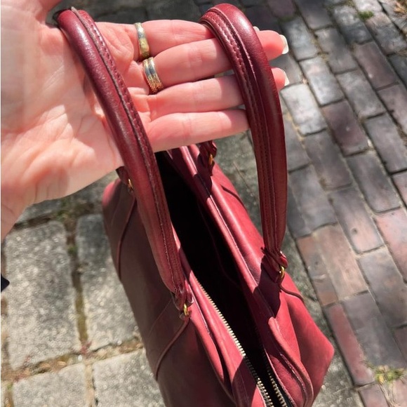 Vintage Coach Bag- Red - Picture 3 of 7